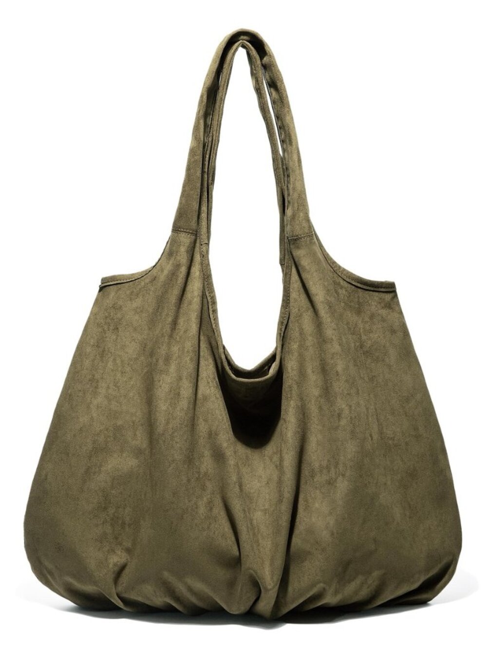 Slouchy Suede Hobo Bags for Women Large Shoulder Bag Handbags Chic Tote Purse